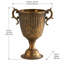 Vase urne en métal Farmhouse Decor