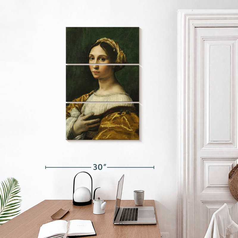 Portrait de jeune femme Leisha 1515-1520, H 32 po x l 20 po