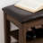 Stool, Height-Adjustable, Brown , Ventilation Storage Design Comfortable Height-Adjustable Bench, Rubberwood, Leather, Space-1975735284