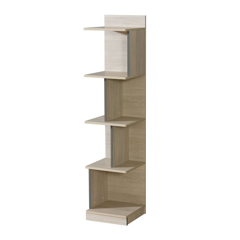 Troutville 159cm H X 35cm W Kids Book Display, Oak