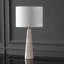 Lampe de table en travertin Bevans