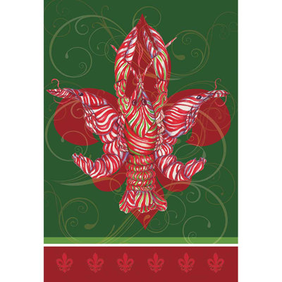 Drapeau de jardin en polyester de 42 po x 29 po Sulien