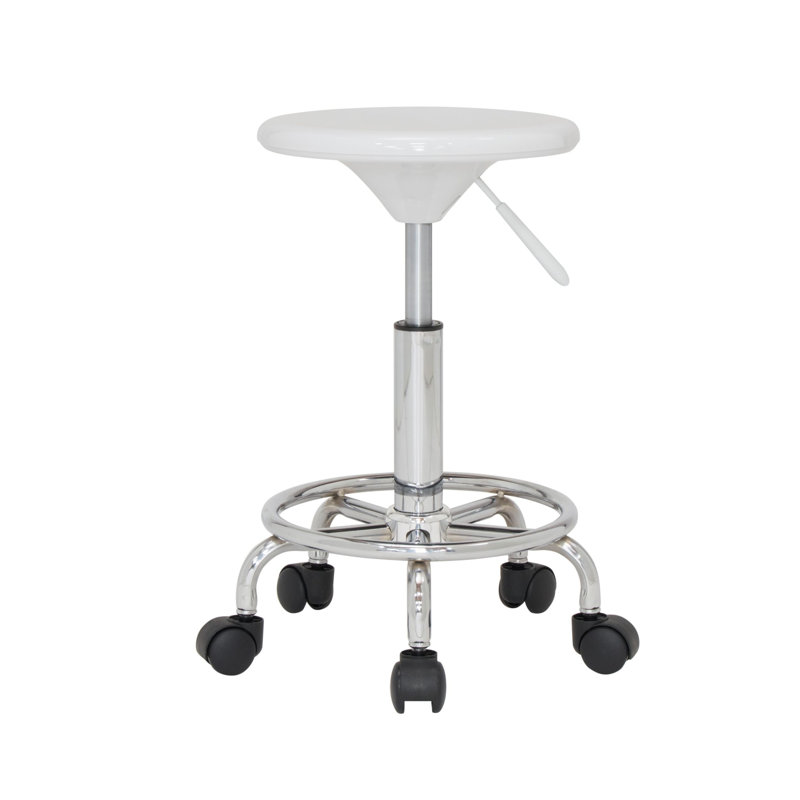 Tabouret de bar Cowgill, Blanc