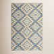 Diamond Cove Blue Hand Tufted Wool Rug