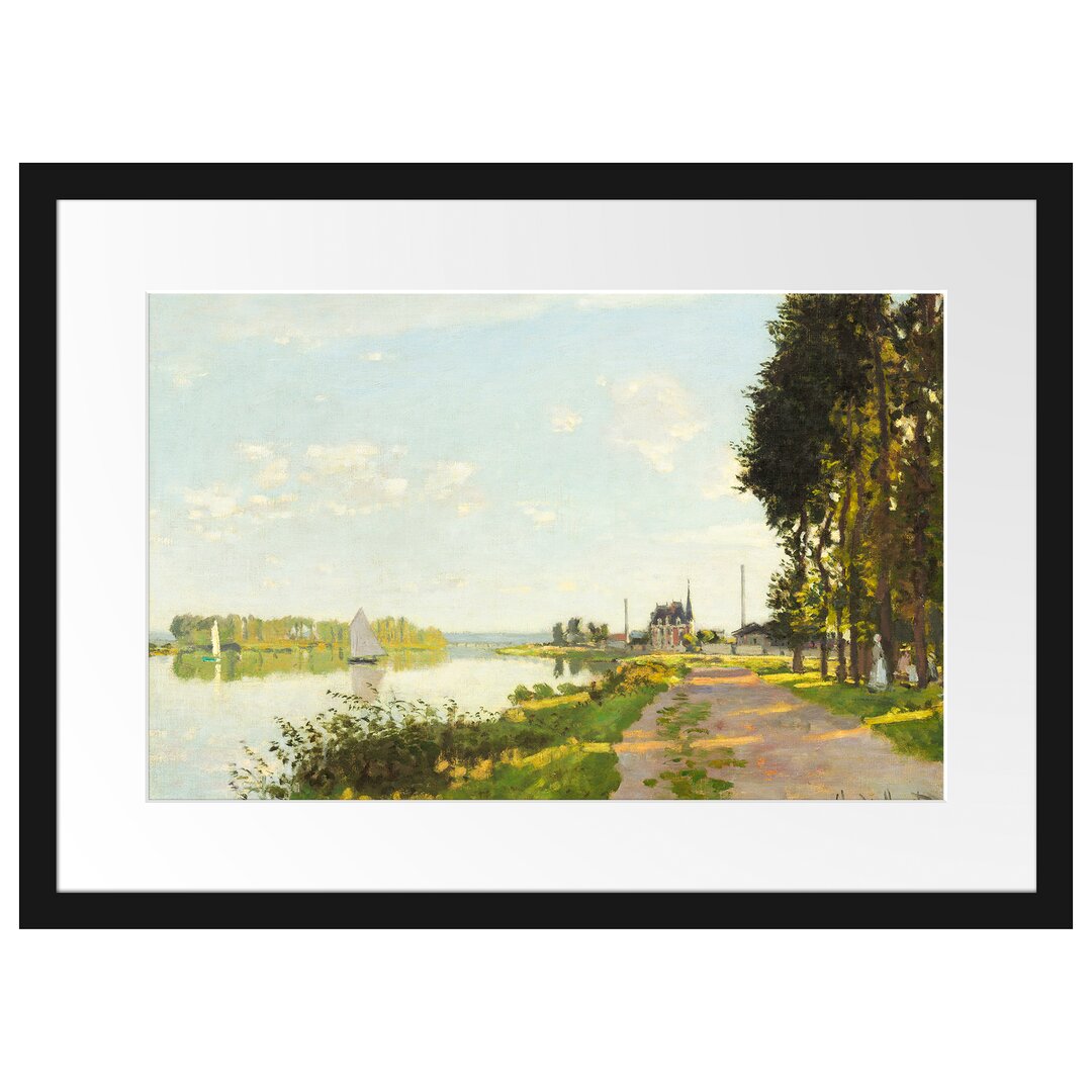 Gerahmter Kunstdruck Argenteuil von Claude Monet