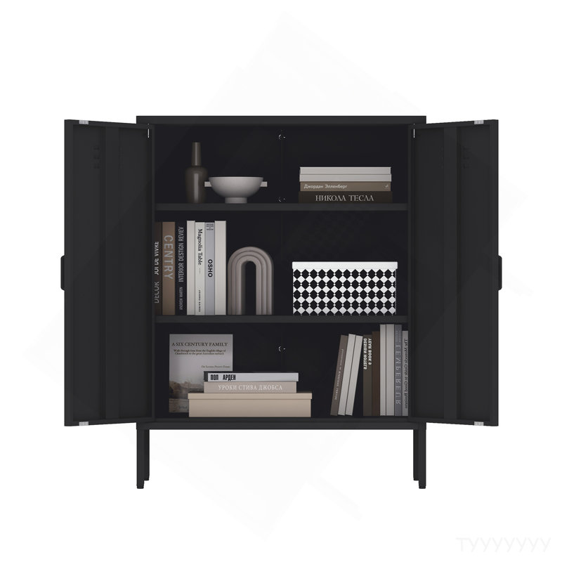 Armoire décorative blanche, Blanc