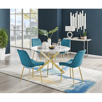 Eubanks 4 - Person Dining Set