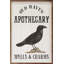 Vieux corbeau apothicaire blanc-951183924