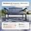 High-Density Polyethylene (HDPE) Outdoor Bench-807934503