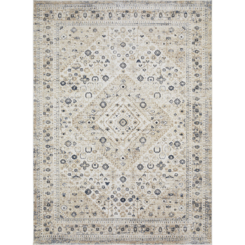 Aldoyn Oriental Indoor Rug, Rectangle 6'7" x 9'2"