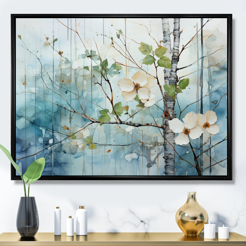 Mahani " Collage Meditations I ", 12" H x 20" W x 1" D, Black Floater Framed