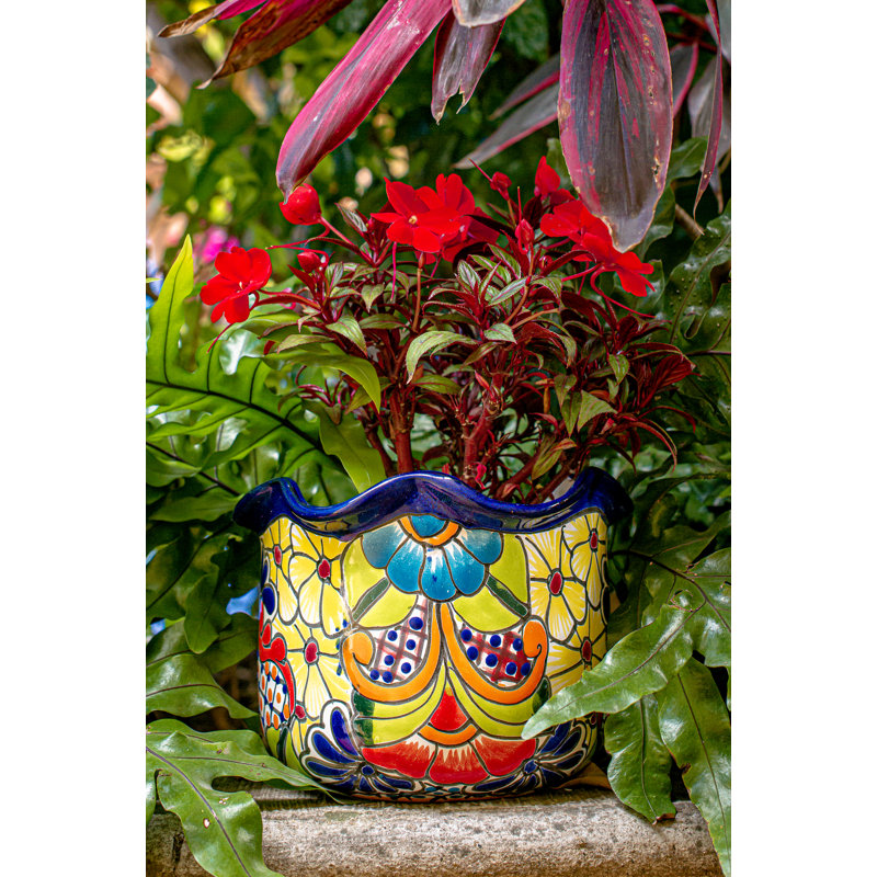 Talavera 9" Ceramic Pot Planter