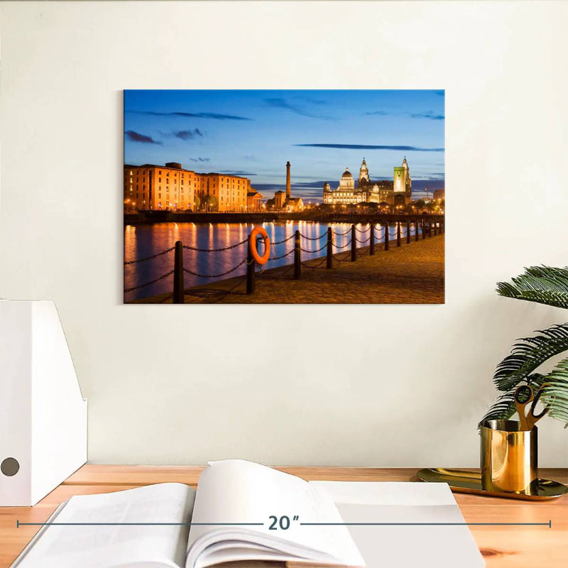 Albert Dock Waterfront, 8" H x 12" W