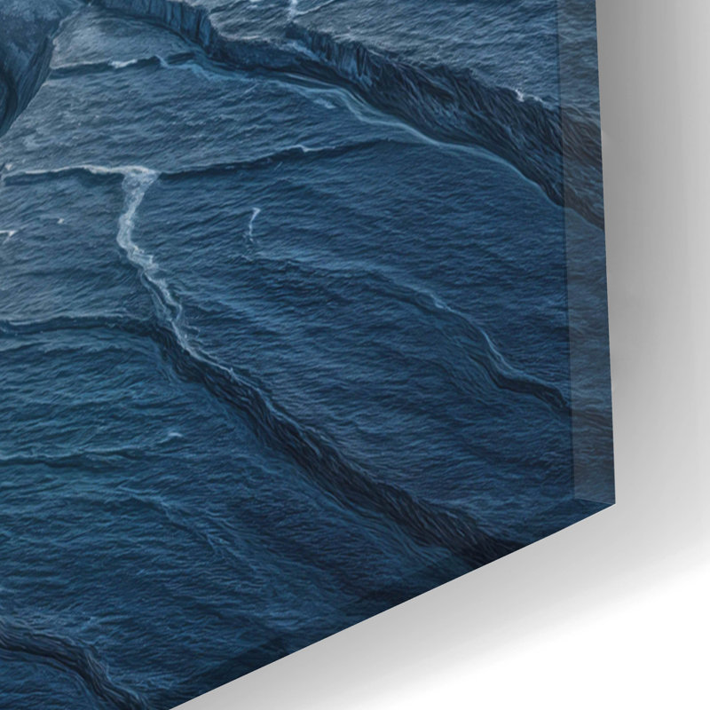 Art mural en verre 16 "x 24", H 24 po x l 16 po