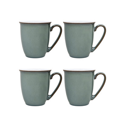 Regency Green Set of 4 Coffee Beakers/Mugs