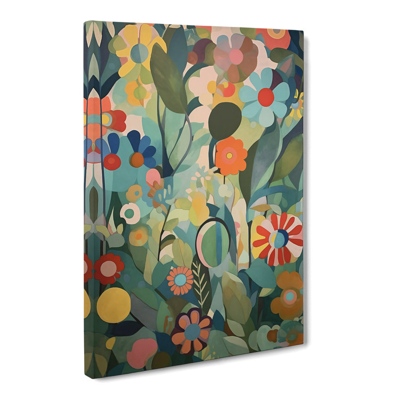 Cadmore Flowers Orphism Design Vol.10 - Wrapped Canvas, 50cm H x 35cm W x 3cm D