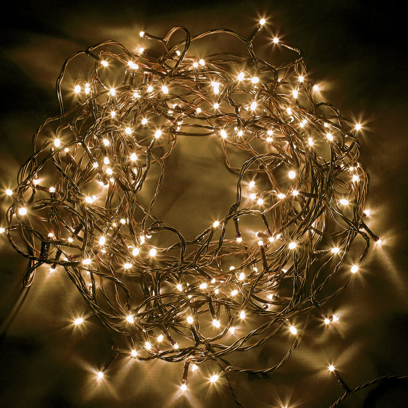 NETTA Fairy String Lights with 8 Different Modes - 400 LED / 40M Lit-Length, Amber