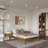 Finney Solid Wood Platform Bed without Headboard, Mid-Century Modern Bed Frame-902321310-903340242