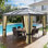 Spacious Hardtop Gazebo Canopy With UV Protection And Removable Netting For Outdoor Gatherings