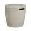 Eldora 20" Round Concrete Propane Tank Cover and Side Table by Real Flame-668661991