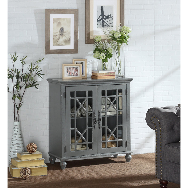 Armoire d'appoint en bois, armoire de rangement avec tablettes