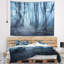 Paysage, paysage, brouillard, forêt, tapisserie, arbres-28503565