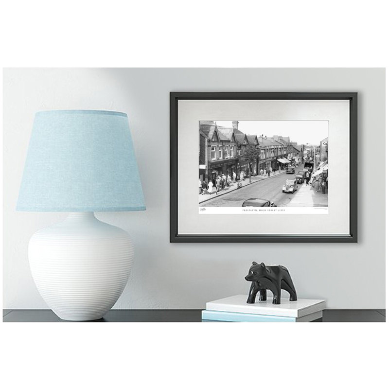 Prestatyn, High Street C1955 by Francis Frith - Single Picture Frame Print, 45cm H x 60cm W x 2.3cm D