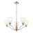 Bellwood 5-Light 24.5 In. Wide Traditional Chandelier, LED Compatible, Adjustable Height, Hanging Ceiling Pendant Fixture For Dining Table Kitchen Entryway Bedroom Island Foyer-116180769-116180768