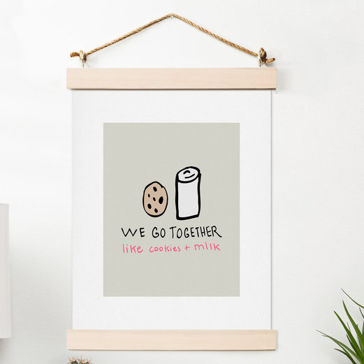 «Like Cookies And Milk», impression, H 20 po x l 16 po x P 0,13 po