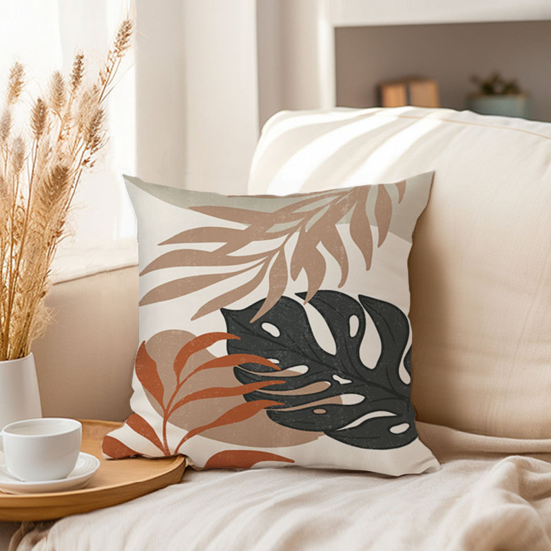 Botanical Monstera Dreams Botanicals Monstera Leaf Bohemian, 16" H x 16" W