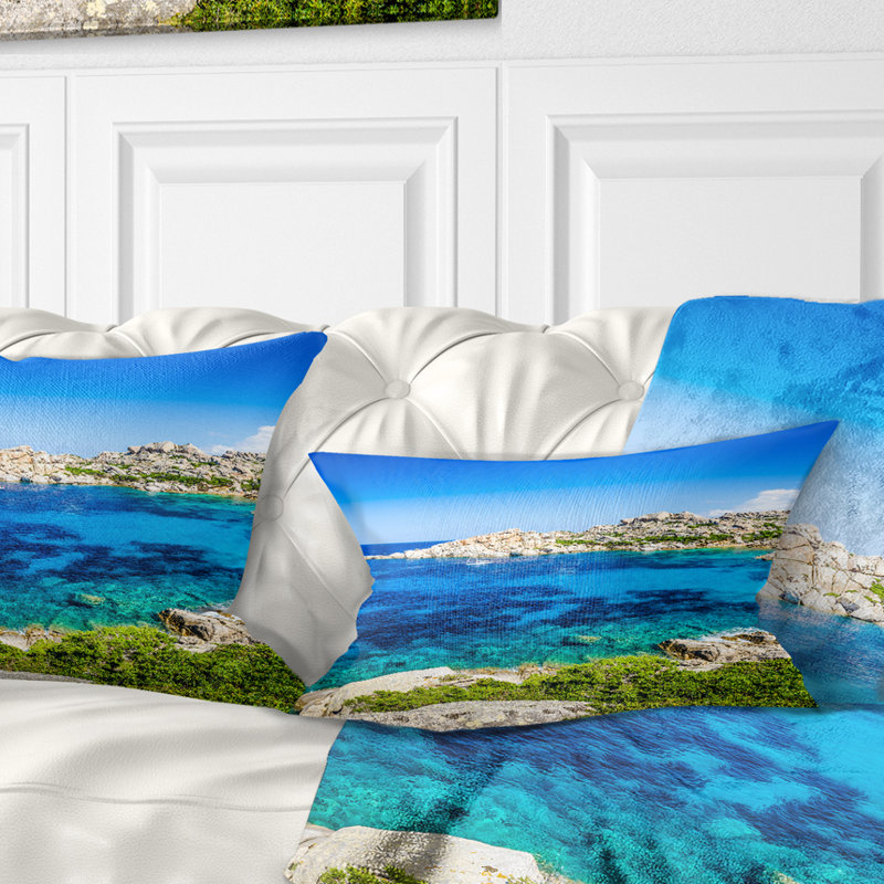 Coussin seascape océan avec coussin lombaire d’eau