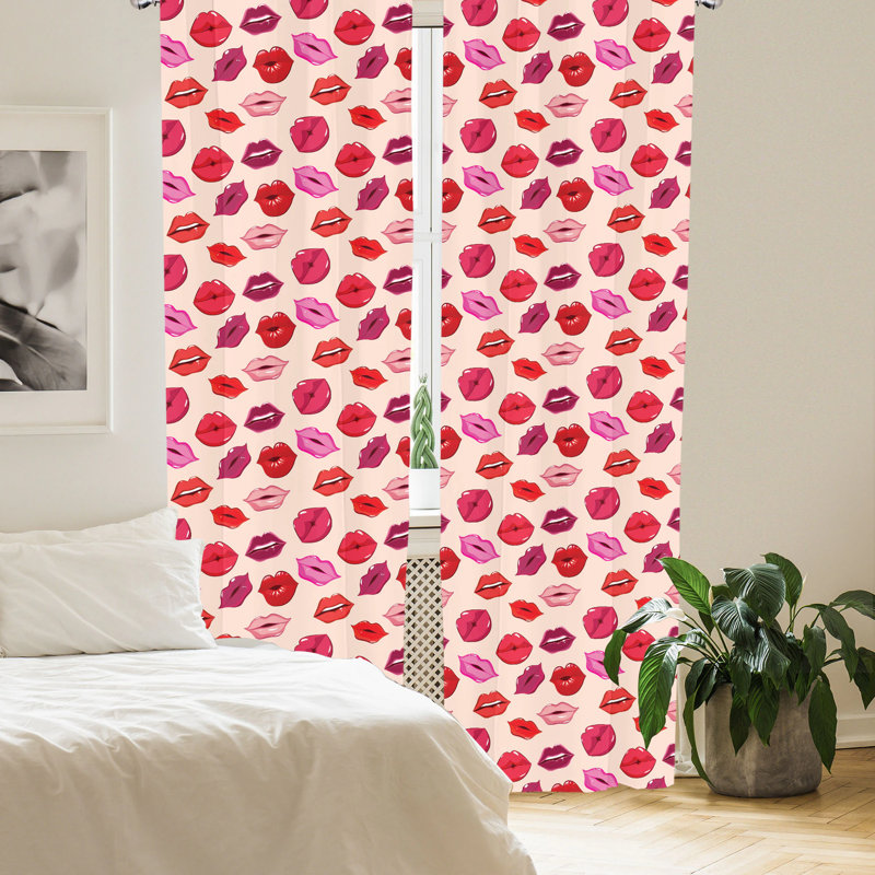 Kiss Semi-Sheer Rod Pocket Sliding Panel, 28" x 95"