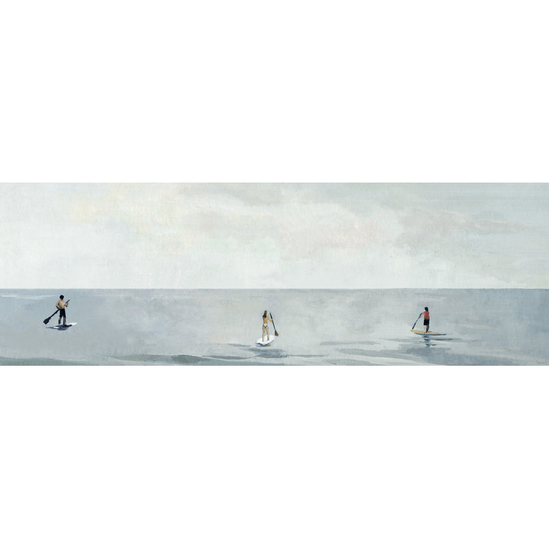 Parvez Taj - Wrapped Canvas Painting, 25cm H x 76cm W