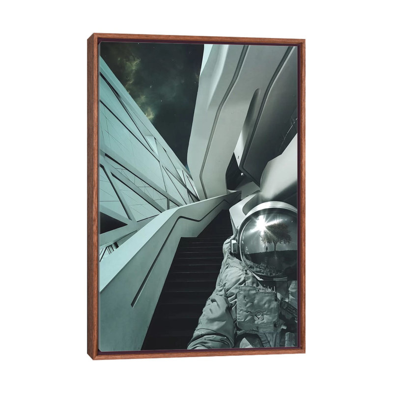 Memories by Rob Hakemo - Print on Canvas, 66.04 cm H x 45.72 cm W, Classic Brown Wood Framed