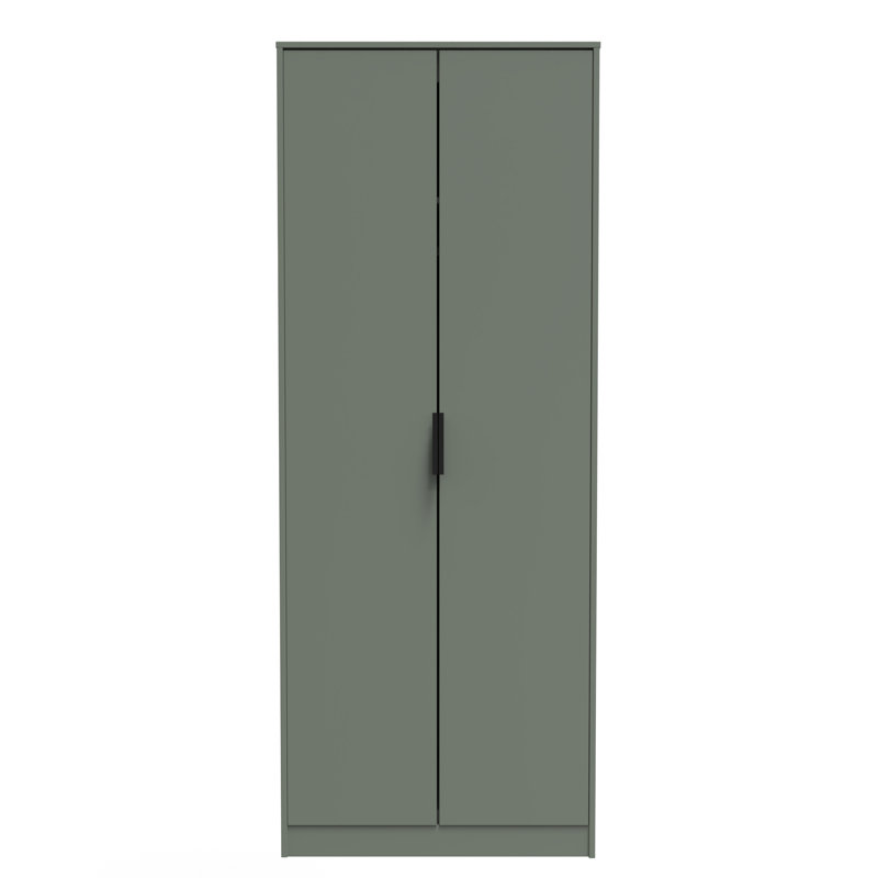 Turah Manufactured Wood Wardrobe, Reed Green