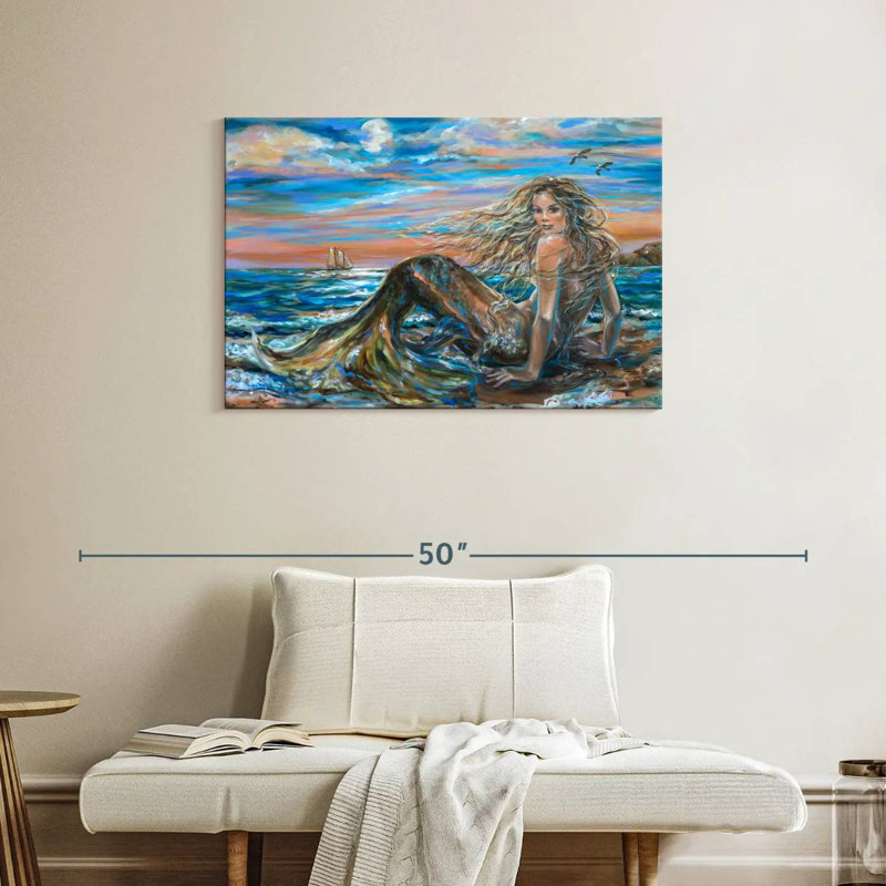 Kelan Full Moon Siren, 24" H x 36" W