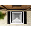Non-Slip Geometric Outdoor Doormat