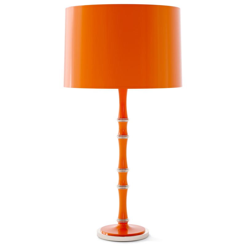 Kane Metal Table Lamp, Pumpkin Glazed