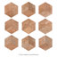 Argillos Hex Rhomboid 20-1/2 In. X 23-5/8 In. Porcelain Floor And Wall Tile