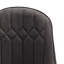 Chaise d'appoint rembourrée Belview en gris et noir (ensemble de 2)