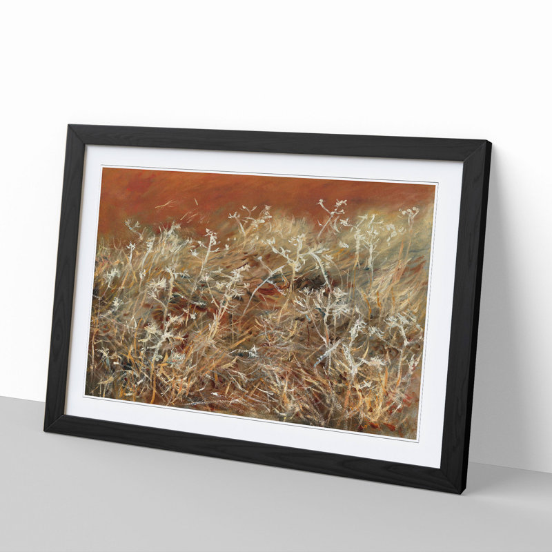 Thistles by John Singer Sargent - Picture Frame Painting, Black, 48cm H x 65cm W x 2cm D