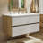Caryll Wall Mounted Single Bathroom Vanity with Ceramic Sink, Modern Storage Cabinet with DTC Soft-Close Hinges, for Bathroom, Apartment & Hotel Style-916911792-931875228-907008365