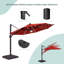 Parasol en porte-à-faux lumineux octogonal 11 pi 11 po Robby-1718559555