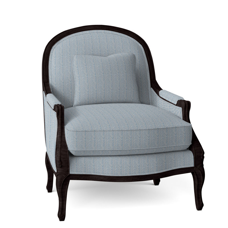 Adair Upholstered Armchair, Espresso, Perigold Posh Sky