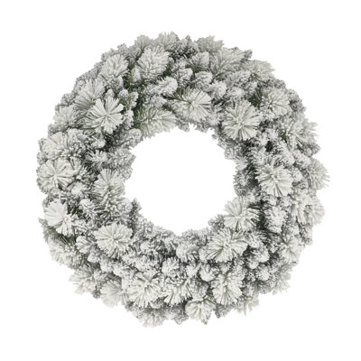 Faux Lighted Pine 32'' Wreath