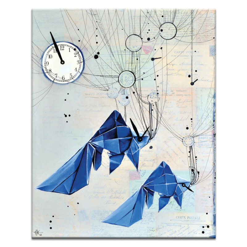 Fishing For Time by Olena Kosenko - Wrapped Canvas Print, 51 cm H x 41 cm W