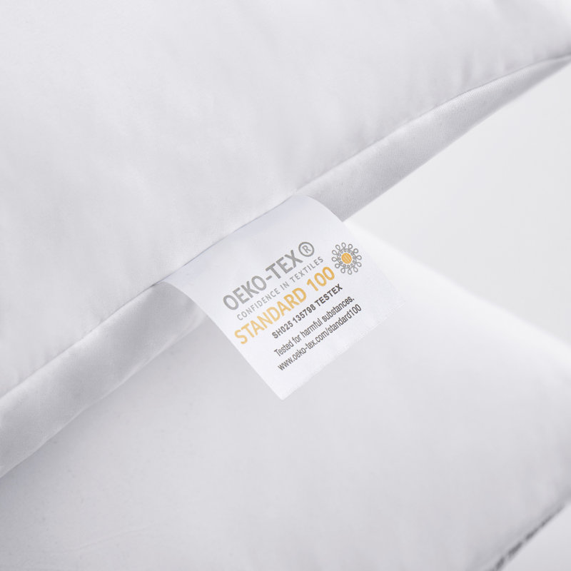 2PCS Duck Feather Pillow Insert Throw Pillows Decor Pillows, 26*26inch , 26*26"