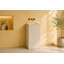 Vast Studio  Freestanding Rectangle Sink in Brown — Modern Concrete Bathroom Pedestal Basin-1374594766