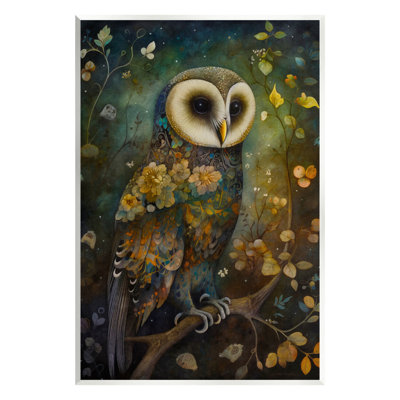 " Patterned Forest Owl "