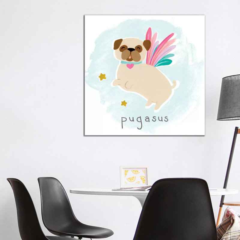Fantastic Besties II by June Erica Vess - Wrapped Canvas Painting, 45.72 cm H x 45.72 cm W